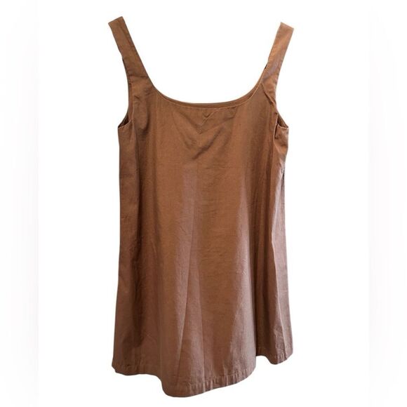 NWT Ena Pelly Women’s Cocoa Brown Tank Rowan Mini Dress - Size 4 - Picture 2 of 6